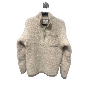 Aerie Sherpa Quarter Zip Sweater